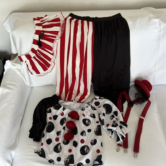 ECU Kreepy Klown Costume Size L - Picture 2 of 8